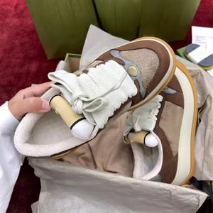 Zapatos Casuales de Mujer de Marca de Lujo, Parte Superior de Malla, Suela Gruesa, Ligeros, para Correr y Deportes - Product Image 3