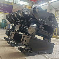 Attelage hydraulique à inclinaison rapide 3 5 8 tonnes 180° °   Connecteur inclinable à attache rapide pour mini-excavatrice