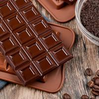 MUYULINS Moule en silicone antiadhésif sans BPA en forme de cœur/diamant LFGB pour barres de chocolat avec démoulage facile
