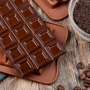 Molde de Silicona para Barras de Chocolate en Forma de Corazón y Diamante, Antiadherente, Libre de BPA, con Certificación LFGB, de la Fábrica MUYULINS - Product Image 2