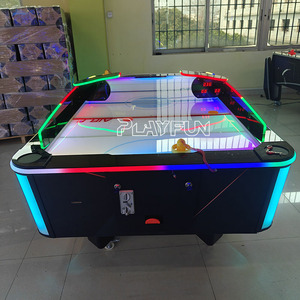 <span class=keywords><strong>Table</strong></span> de <span class=keywords><strong>hockey</strong></span> sur <span class=keywords><strong>air</strong></span> PLAYFU <span class=keywords><strong>AIR</strong></span> FX à surface incurvée, machine de jeu d'arcade intérieure à monnayeur pour parcs d'attractions et centres commerciaux - Product Image 4