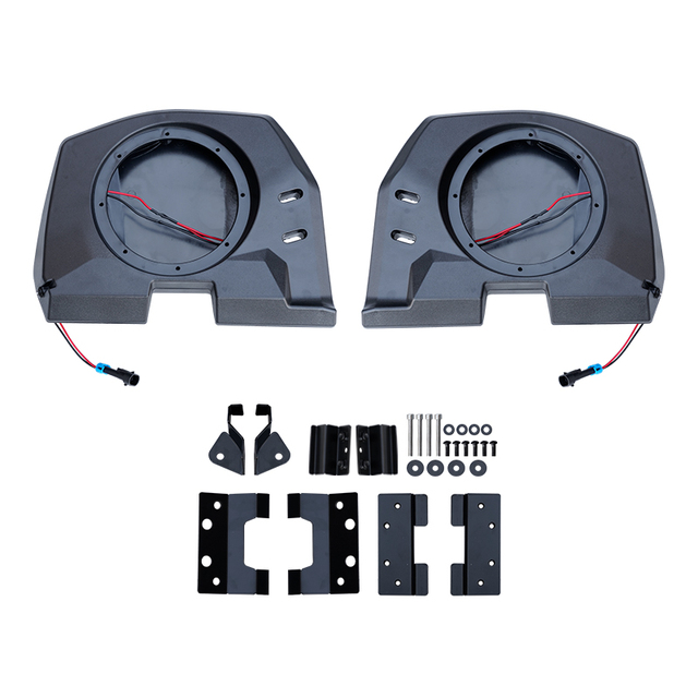 Yongjin Rear Roof 6.5" Speakers Pods Enclosures Holders with Brackets for Polaris General 1000/4 1000/XP 1000/XP4 1000 2020-2025