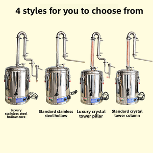 Extractor y Destilador de Aceites Esenciales Eléctrico Automático Pequeño para el Hogar de 15L/25L/33L/50L/70L 220V de Acero Inoxidable - Product Image 4