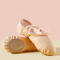 Chaussures de danse à lacets à semelle souple BW78 pour enfants et adultes, chaussons patte de chat, chaussures de ballet pour filles, chaussures de yoga et d'entraînement – Vente en gros