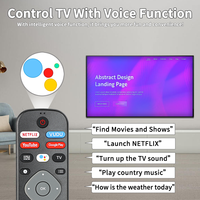Télécommande vocale URMT26RST004 compatible avec Philips Android TV 43PFL5604/F7 43PFL5704/F7 50PFL5604/F7 50PFL5704/F7