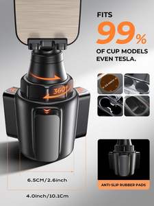 Support de téléphone portable LISEN 360 réglable à long cou pour porte-gobelet de voiture, support <span class=keywords><strong>mobile</strong></span> stable anti-secousse pour camion, voiturette de golf, SUV - Product Image 4