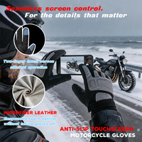 Gants de moto coupe-vent pour hommes, tactiles et chauds, pour sports de plein air – Collection Winner – Offre Spéciale