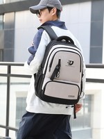 Sacs à dos d'étudiant pour ordinateur portable, imperméables, avec fermeture éclair, en tissu Oxford, pour la randonnée et le sport, avec logo personnalisé OEM, design gratuit, vente en gros