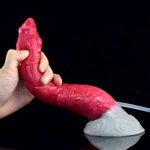 Silicone Deer Squirt <b>Dildo</b> With Suction Cup Spray Liquid Function Couple Dog Knot <b>Dildo</b> Strap on <b>Dildo</b> for Women - Product Image 6