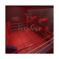 Équipement de location de fête intérieure salle de jeu interactive escalade murs de boxe kydavr activer les jeux d'escalade pour enfants