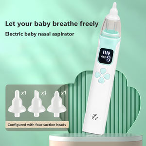 3 Modi Sicherheit Wiederauf ladbarer Baby-Nasen sauger Elektrischer Baby-Nasen sauger mit 3 Silikons pitzen, Musik und LED-Licht - Product Image 3