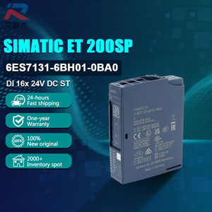Nouveau module d'entrée numérique d'origine SI-EMENS 6ES7131-6BH01-0BA0 SIMATIC ET 200SP 6ES7131-6BH01-0BA0 ET200SP DI 16x 24V DC ST - Product Image 1