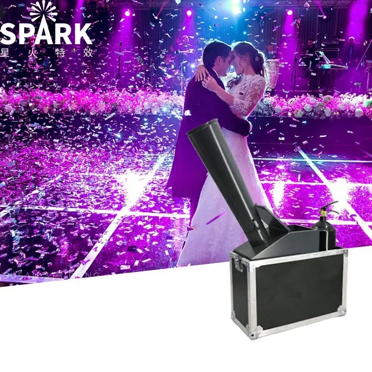 Sp Dmx Co2 Mini Confetti Kanonmachine Voor Bruiloftsfeest Evenement Confetti Machine Co2 Confetti Machine