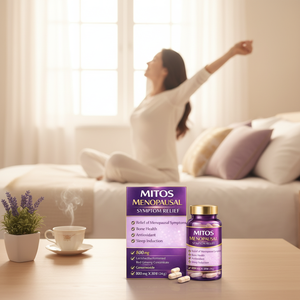 พรีเมี่ยม มิทอส เฟล็กซ์ ผลิตภัณฑ์เสริมอาหารสำหรับสุขภาพสตรี วัยหมดประจำเดือน และสุขภาพกระดูก สารต้านอนุมูลอิสระ ช่วยการนอนหลับ  สารสกัดจากถั่วเหลืองไอโซฟลาโวน ชนิดเม็ด รับผลิตแบบ OEM แบรนด์ส่วนตัว - Product Image 3