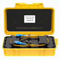 Câble d'extension de test de fibre optique HCW OTDR réduit les zones aveugles de test SC/FC/ST/LC UPC/APC, compatible monomode/multimode
