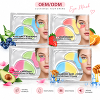 Masque Hydrogel pour les Yeux Personnalisable en Petites Séries avec Votre Logo, Réduit les Rides, Éclaircit le Teint, Hydratant au Squalane