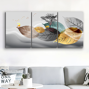 Pintura en Lienzo de Hojas Caídas del Bosque, Pintura de Lujo, Arte de Pared, Impresiones en Aerosol, Decoración del Hogar en Lienzo - Product Image 2
