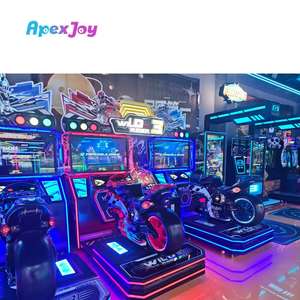 ApexJoy Wild Rider, borne d'arcade de moto haute performance, écran HD de 42 pouces, puissance de 1500 W, 2 joueurs, <span class=keywords><strong>construction</strong></span> en métal et acrylique - Product Image 2