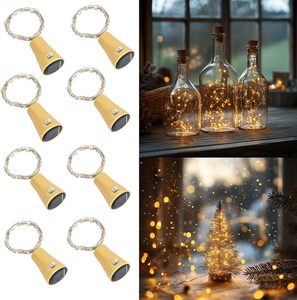 ไฟขวดไวน์ TSINYE 10 LED <span class=keywords><strong>1</strong></span> เมตร พร้อมจุกคอร์ก ใช้พลังงานแสงอาทิตย์ ไฟประดับขนาดเล็ก เหมาะสำหรับคริสต์มาส งานแต่งงาน ห้องนอน งานเทศกาล ดิสโก้ - Product Image 3
