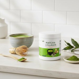 Nueva Bebida de Belleza en Polvo de Colágeno y <span class=keywords><strong>Matcha</strong></span> Orgánico Marino <span class=keywords><strong>con</strong></span> Glutatión, 90g en Botella - Product Image 4