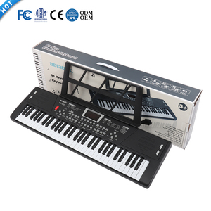 Xách tay 61 key bàn phím điện tử tổng hợp âm nhạc với Built-in Loa music Sheet đứng chuyên nghiệp âm nhạc Organ - Product Image 6