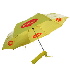 <span class=keywords><strong>Paraguas</strong></span> de 21 pulgadas y 8 varillas, marco de Metal recubierto de Zinc, amarillo, plegable, 3 pliegues, a prueba de viento, regalo con logotipo personalizado, barato en línea - Product Image 5