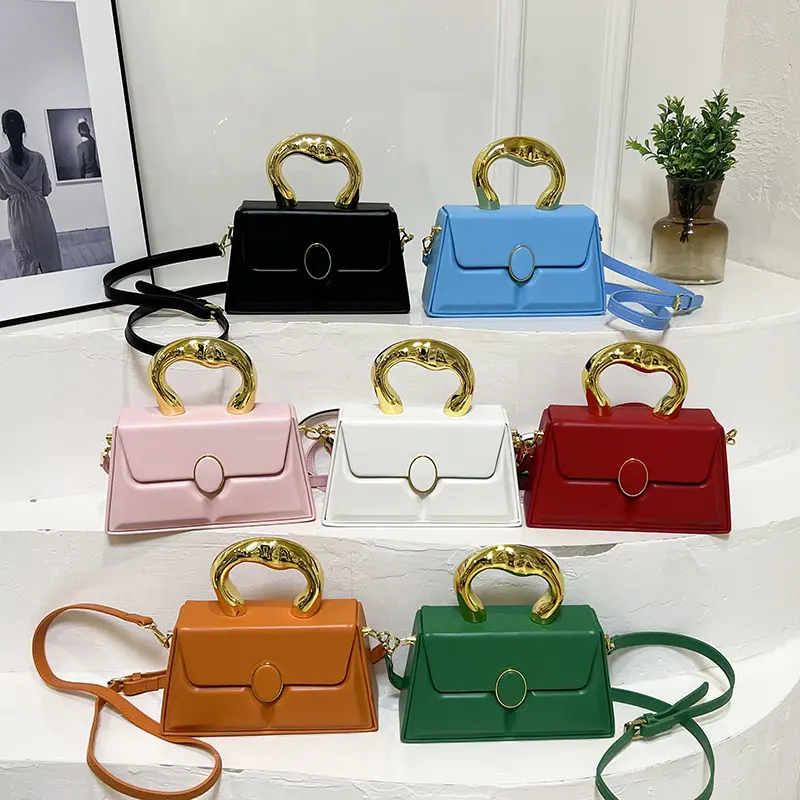 New wholesale fashion box shape ladies crossbody bag High Quality Luxury Leather Shoulder Bags Women Handbags