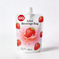 Prix d'usine – Sachet de jus en plastique personnalisé pour boissons, en PET/PE, avec bec verseur pour emballage liquide