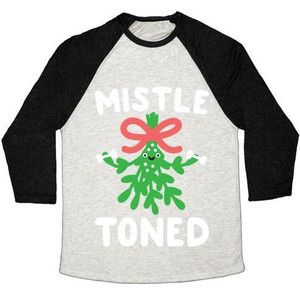Mistletoned Unisex Tri-Blend <b>Baseball</b> <b>Tee</b> - Product Image 3