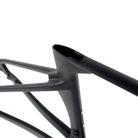 Cuadro de Bicicleta de Carretera de Fibra de Carbono Más Vendido, Freno de Disco, Ligero, 700c, Eje Pasante para Bicicleta de Carretera