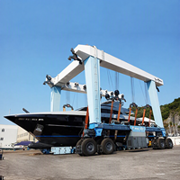 Système de levage de bateaux mobiles 30, 50, 100, 300, 500, 800, 1000 tonnes, grue portique de levage de bateaux à vendre