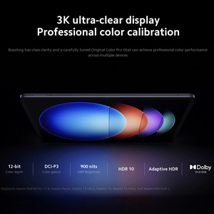 XIAO MI Pad 6S Pro <span class=keywords><strong>12.4</strong></span> Pollici 3K 144Hz Snapdragon 8 Gen 2 Batteria Grande da 10000mAh Fotocamera da 50MP Ricarica Rapida 120W <span class=keywords><strong>Tablet</strong></span> WIFI - Product Image 6