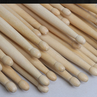 1 Pair Classic Wood Oak Drumsticks 5A/7A Maple Wood Drum Stick for Instrument Accessories Professional Drum Set