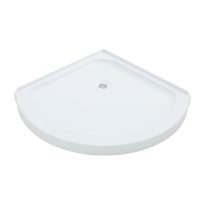 Kit de cabine de douche d'angle 38 pouces x 38 pouces x 76 pouces, quincaillerie chromée, porte coulissante, verre de 6 mm, cadre en aluminium pour hôtels, enceinte de douche