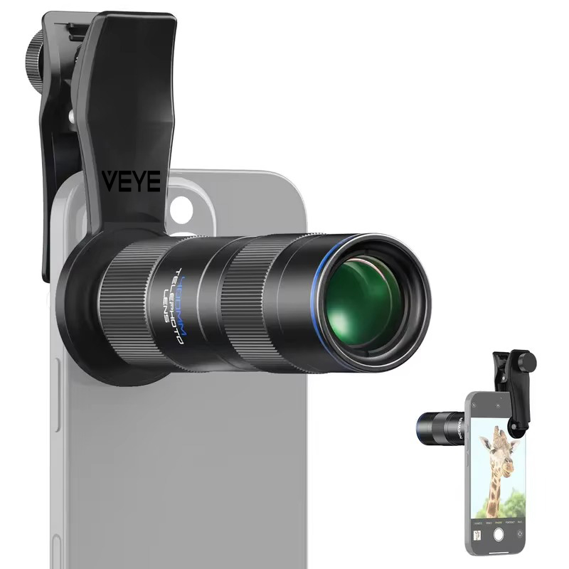 LS-78 <strong>400mm</strong> <strong>Telephoto</strong> 70cm Minimal Focus Distance 17mm Threaded Clip for iPhone for Samsung Smartphones Glass <strong>Lens</strong>