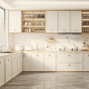 Gabinetes de Cocina Modulares Multifuncionales con Islas, Construcción en MDF, Tamaños Personalizables <span class=keywords><strong>para</strong></span> Apartamentos y Hoteles - Product Image 3