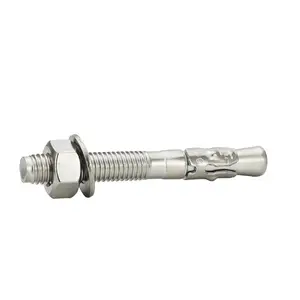 Wholesale 304 316 Stainless Steel Wedge Anchor Through Bolt For Industry