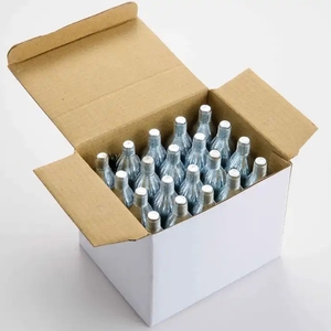 Cartouches de <span class=keywords><strong>CO2</strong></span> en acier rechargeables 12g-38g filetées pour <span class=keywords><strong>pompe</strong></span> à vélo mini basse pression FD FD1219 Haute pureté 99,5% 56Mpa Résistance à la pression - Product Image 4