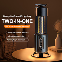 Lampe anti-moustiques rechargeable par USB, écologique, portable, pour le camping, lampe anti-insectes, lumière UV pour