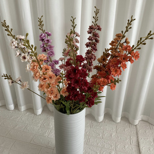Suzume Ii <b>Artificial</b> Delphinium Silk <b>Flower</b> <b>Arrangement</b> 86cm Realistic Wedding Decor - Product Image 1