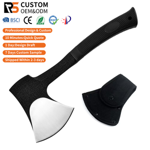 <span class=keywords><strong>Ascia</strong></span> Tattica da Campeggio di Alta Qualità con <span class=keywords><strong>Manico</strong></span> Rivestito in Gomma, Tomahawk <span class=keywords><strong>per</strong></span> Sopravvivenza e Attività all'Aperto - Product Image 1