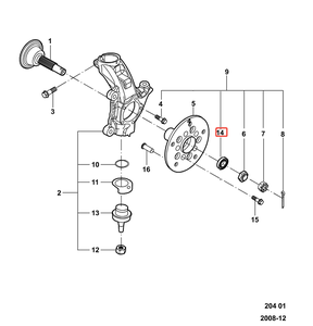 Commercio all'ingrosso della fabbrica SKF VKBC 51153 qualità cuscinetto della ruota anteriore 1210 per <span class=keywords><strong>Ford</strong></span> <span class=keywords><strong>Transit</strong></span> V348 Auto 6 c11 1 k018 AA ricambi Auto - Product Image 6