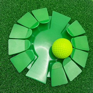 All-Direction Putting Cup Practice Hole Cup Superficie Flocado para Office Indoor Outdoor Golf Practicar - Product Image 1