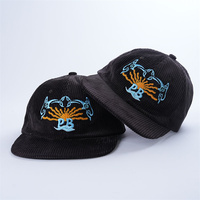 Sombreros de papá sin estructura de 6 paneles personalizados, gorras de béisbol sin estructura estilo ala curva pequeña con logotipo personalizado