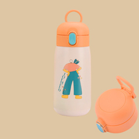 Bouteille d'eau isotherme en PP de 16 oz avec lecteur de musique sans fil, isolation thermique 0-6 heures, infuseur à thé, design unisexe, idéale pour la sublimation