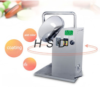 Machine à enrober le chocolat automatique, machine à enrober les amandes et le sucre, machine à enrober en acier inoxydable pour les cacahuètes