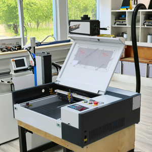 K40 4040 CO2 máy khắc laser 40 Wát 50 Wát cắt laser cho doanh nghiệp nhỏ cho giấy gỗ MDF DXF định dạng hỗ trợ - Product Image 1