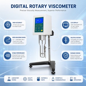 Viscosímetro Rotacional Digital Premium <span class=keywords><strong>SNB</strong></span> 1, Medidor de Viscosidad de Precisión con Pantalla LCD Retroiluminada Multiparámetro - Product Image 1