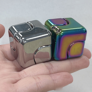 Cube Focus Toy Infinity Gear <strong>Fidget</strong> Cube Spinner Transformable Spinning Top <strong>Metallic</strong> <strong>Fidget</strong> Toys 2-in-1 Toys - Product Image 4