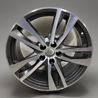 Velg Xinlin 17-19 Inch Gunmetal Machine Face Multi Spoke Aluminium Alloy Monoblock Forged 5x112 untuk Aud A4 A5 A6 A7 A8 S4 S5